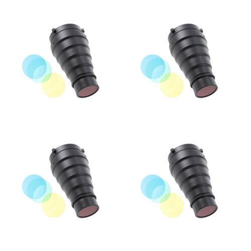 4 Set Per Con Esagonale E Colorati 1