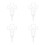 4 Pezzi Decorazione Lawn Dad, Puntale Cimitero, 4