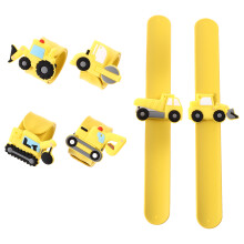 18 Braccialetti A Bambini Veicolo Costruzione Cartone