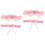 4 Pezzi Sposa Set Fascia Gamba Matrimonio 5