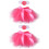 2Pcs Tutu Para Fotografia De Bebê Com E Faixa Vermelha 5