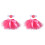 2Pcs Tutu Para Fotografia De Bebê Com E Faixa Vermelha 2