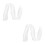 2St Beige Bruidsluier Met Lange Sluier Bruidsdecor 8