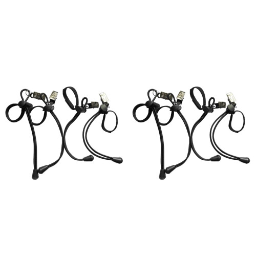 24 Pezzi Clip Per Sfondo In Nylon A A (Nero) 2