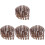 4Pcs De Miniatura De Para Casa De Bonecas 2