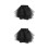 2 Peças De Tutu Crinolina Sem Preto 35Cm 5