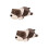 2 Unidades Almofada Decorativa de Cachorro para Bebê 10