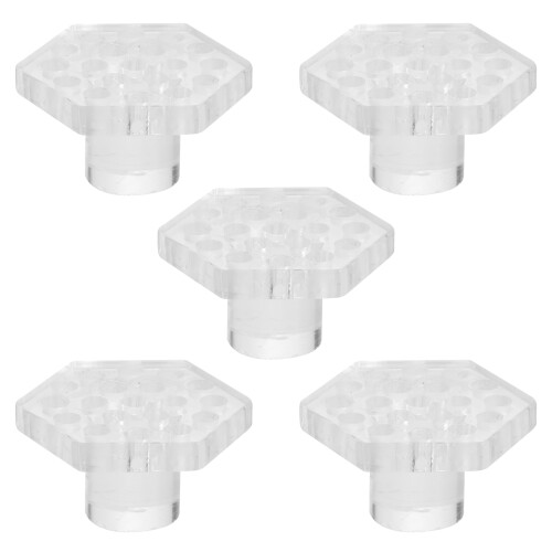 5 Unidades Suporte Para Coral Plug Hexagonal Acrylic