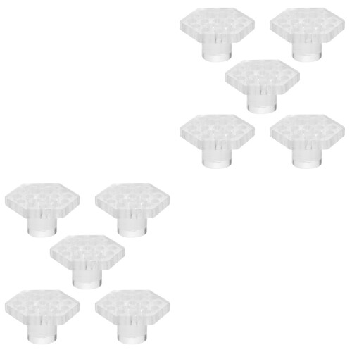 10 Unidades Suporte Para De Coral Hexagonal Acrylic 2