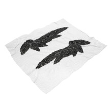 2 Pares De Aplicações Forma De Asa Com Miçangas E Tubo