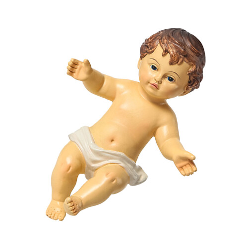 2 Unidades Jesus Bebê Resina Religioso