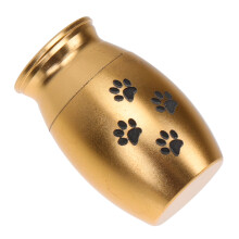 3Pcs Aço Inoxidável Urna Para Pets Porta Cinzas Polimento