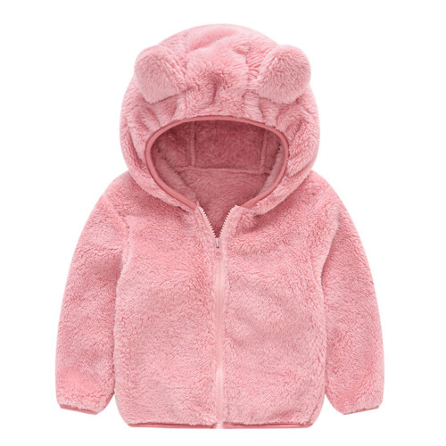 2 Unidades Casaco De Bebê Com Capuz Rosa 100cm