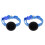 2 Pcs Coleira Para Ajustável Refletiva Com Sino Anti- 2
