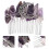 2 Unidades Tiara Cristal Acessórios Mulheres 10