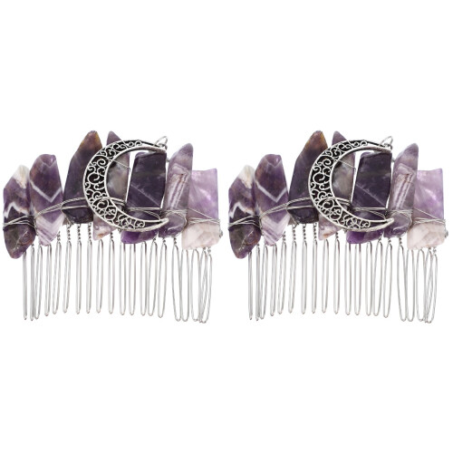 2 Unidades Tiara Cristal Acessórios Mulheres 2