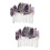 2 Unidades Tiara Cristal Acessórios Mulheres 8