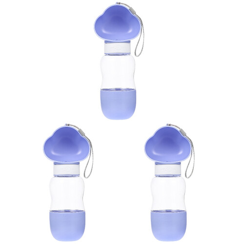3Pcs Garrafa De Para Cachorro Com Para Comida Portátil 1