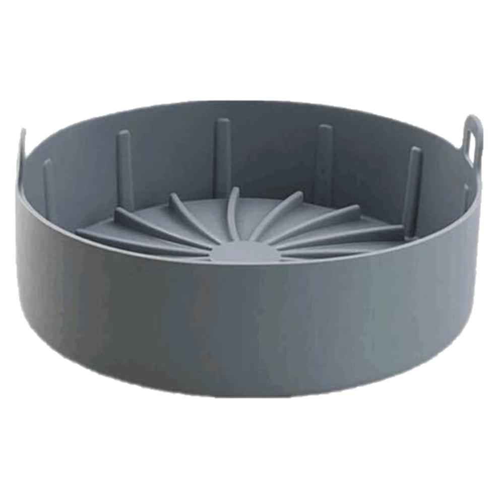 Silicone Air Fryer Pot, Heat Resistant Non-Stick Food-Safe Reusable Baking Basket Accessories for 3 to 5 QT Air Fryer, Perfect Replacement of Disposab-image-OPC-PMVGZRN-NEW