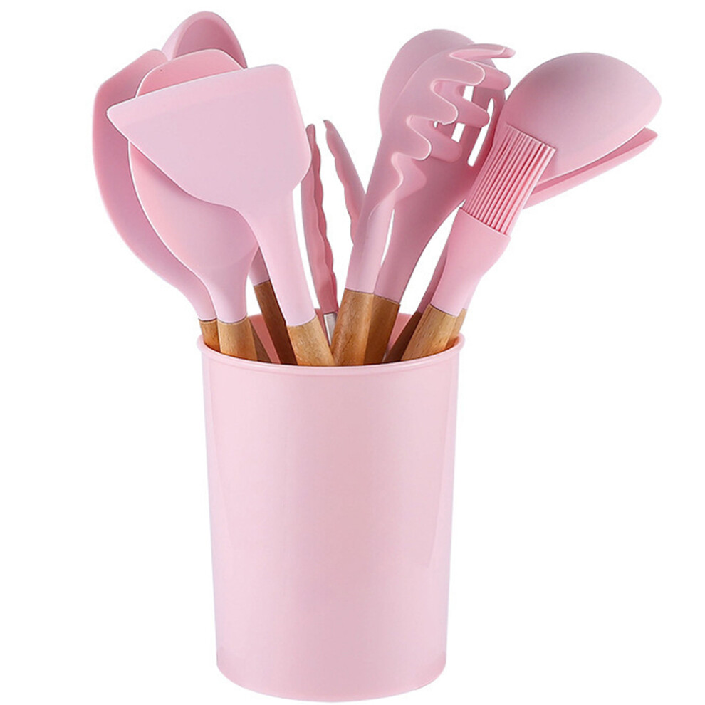 Gourmet Chef's Essential Kitchen Utensils Set, Heat Resistant Food Grade Silicone Cooking Tools Stainless Steel Handle Non Scratch for Non-Stick Cookw-image-OPC-PMVGZV6-NEW