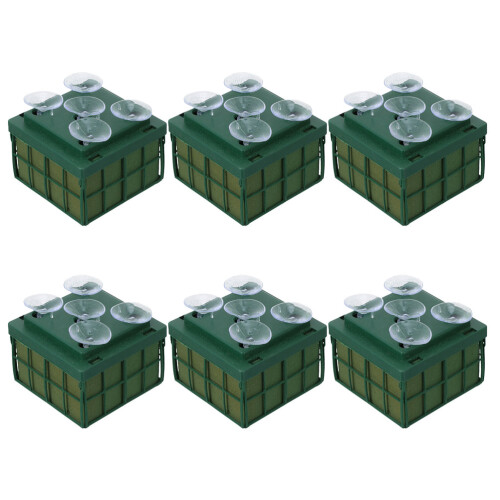 12 Unidades Base Quadrada Para Com Ventosa