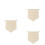 3Pcs Pin Display Pennant Banner Badge Flag Canvas M 8