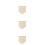 3Pcs Pin Display Pennant Banner Badge Flag Canvas M 10