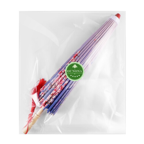 2Pcs Guarda-Chuva Com Óleo Chinês Para Cosplay E 2