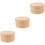 3 Conjuntos Redonda Kraft 14 X 7,5 Cm Para Biscoito Cupcake 8