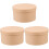 3 Conjuntos Redonda Kraft 14 X 7,5 Cm Para Biscoito Cupcake 5