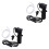 2Pcs 2W Embutido Para Com Plugue EU Silencioso 3