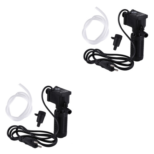 2Pcs 2W Embutido Para Com Plugue EU Silencioso 2
