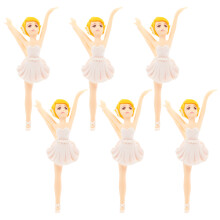 18 Unidades Decoração Plástico Bailarina Para Chaveiro