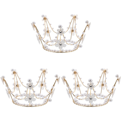 3 Unidades Coroa Decoração 1