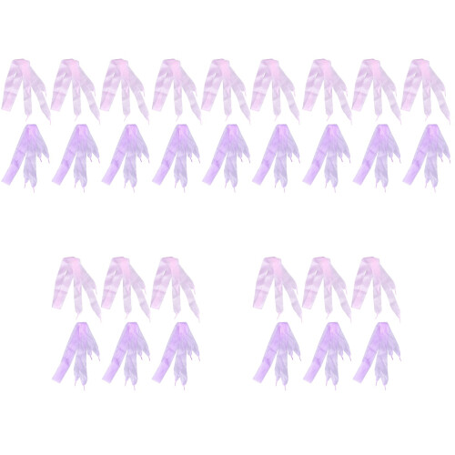 30 Unidades Cadarços Largos Para Mulheres Crianças 2