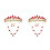 2 Conjuntos De Tiara Coroa Colar Vermelhas 5