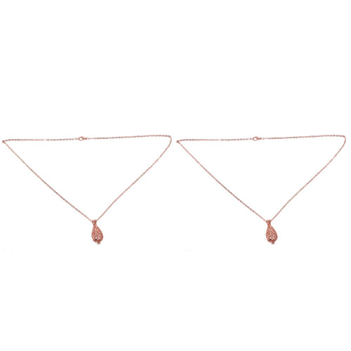 2 Peças Pingente Oca com Conta Aromática Lava 1
