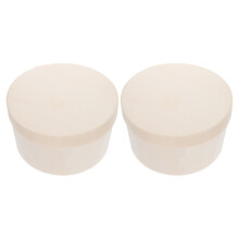 2Pcs 4 Polegadas Madeira Portátil Para