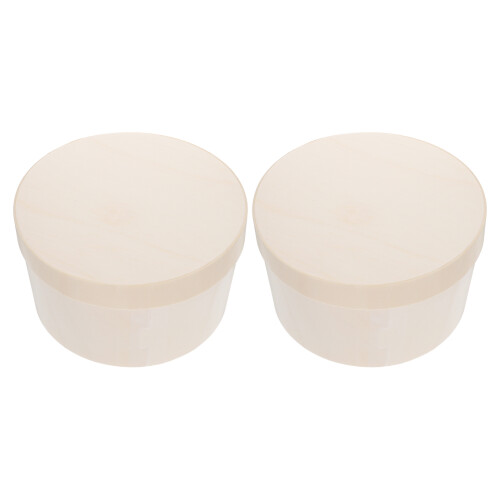 2Pcs 4 Polegadas Madeira Portátil Para