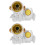 2 Unidades Canetas Resina Com Led 5