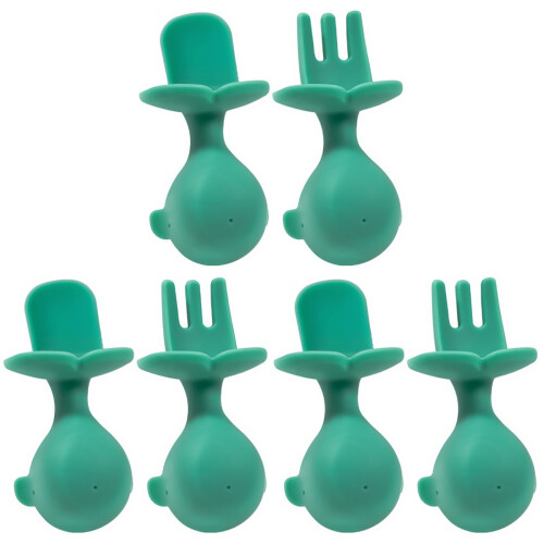 3Conjuntos Talheres Baby Ergonômicos Para 1