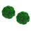 2 Unidades Bola De Grama De Artificial Verde Diâmetro 12 Cm 6