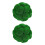 2 Unidades Bola De Grama De Artificial Verde Diâmetro 12 Cm 2