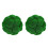 2 Unidades Bola De Grama De Artificial Verde Diâmetro 12 Cm 8