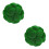 2 Unidades Bola De Grama De Artificial Verde Diâmetro 12 Cm 4