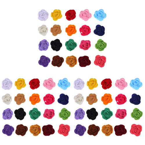 60 Unidades 3,5 Cm Rosas Para , , Scrap, Roupas 1