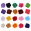 60 Unidades 3,5 Cm Rosas Para , , Scrap, Roupas 10