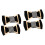 2 Pares De Enfeites Para Com E 4
