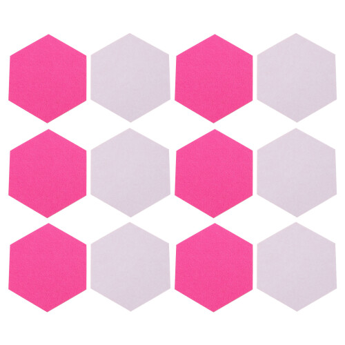 36 Peças Quadro De Recados Hexagonal Autoadesivo Para Parede