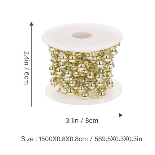 1 Rolo De Corrente Com Para Artesanato E Decoração De Buquê 2